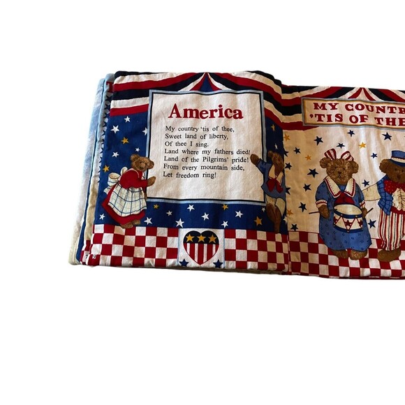 Yankee Doodle Songbook Fabric Cloth Handmade Childrens Vintage - Picture 7 of 7